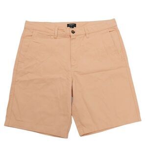 Forever 21 Shorts Mens 34 Orange Flat Front Cotton Chino Casual Beach Outdoor